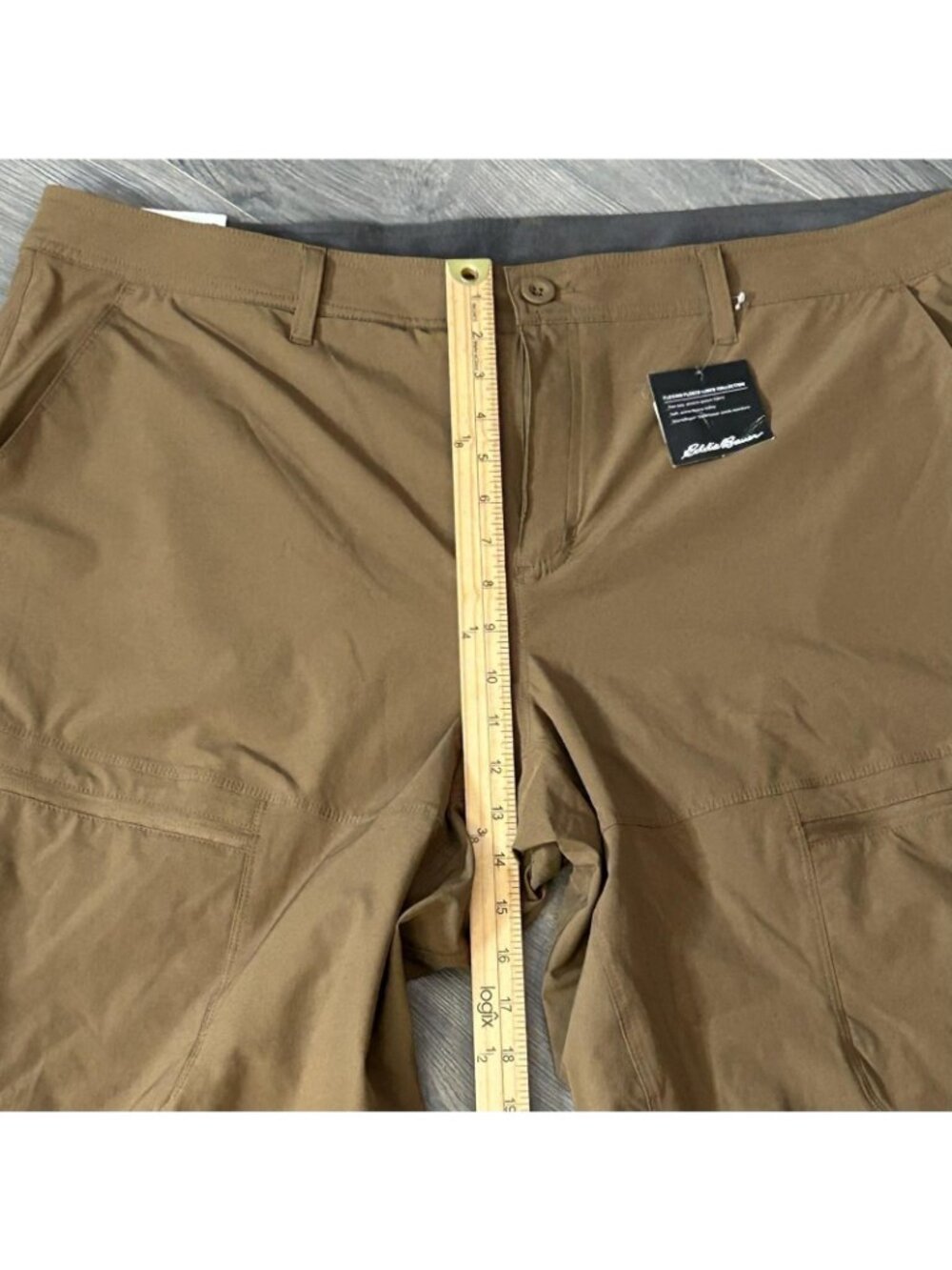 Eddie Bauer Pants Womens 22W Hazelnut Flexion Lined 2.0 Fleece Lined Straight - Picture 5 of 14